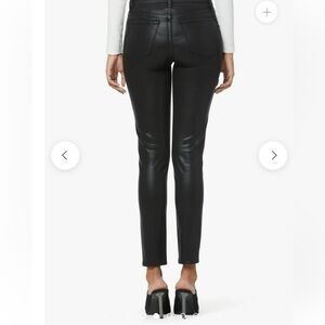 Brand new , size 0-2, leather pants, mid rise, skinny ankle